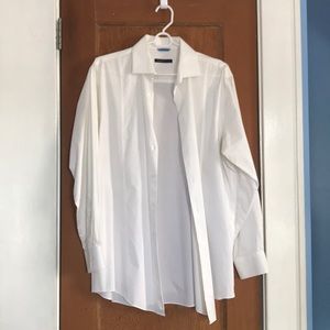 Van Heusen White Button Down Shirt